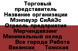 Торговый представитель › Название организации ­ Мэнпауэр СиАйЭс › Отрасль предприятия ­ Мерчендайзинг › Минимальный оклад ­ 41 100 - Все города Работа » Вакансии   . Томская обл.,Томск г.